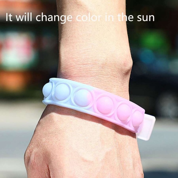 Color Changing Pop It Bracelet - Picture 2 of 5